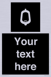 DV10877: Custom information: black panel -urinal toilet