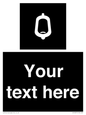 DV10877: Custom information: black panel -urinal toilet