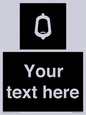 DV10877: Custom information: black panel -urinal toilet