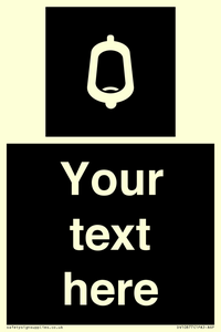 DV10877: Custom information: black panel -urinal toilet