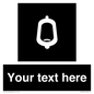 DV10877: Custom information: black panel -urinal toilet