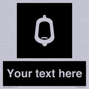 DV10877: Custom information: black panel -urinal toilet