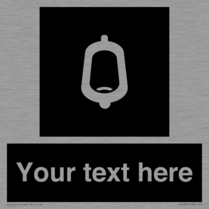 DV10877: Custom information: black panel -urinal toilet