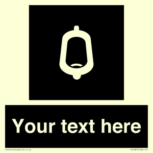 DV10877: Custom information: black panel -urinal toilet