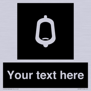 DV10877: Custom information: black panel -urinal toilet