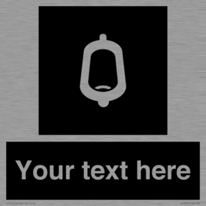 DV10877: Custom information: black panel -urinal toilet