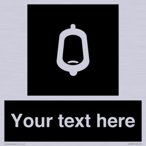 DV10877: Custom information: black panel -urinal toilet