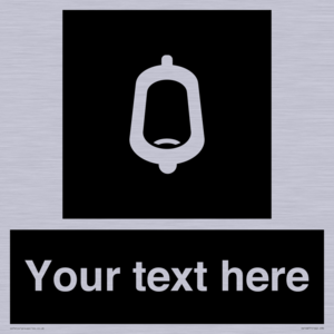 DV10877: Custom information: black panel -urinal toilet