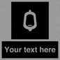 DV10877: Custom information: black panel -urinal toilet