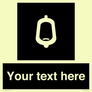 DV10877: Custom information: black panel -urinal toilet