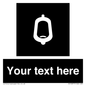 DV10877: Custom information: black panel -urinal toilet