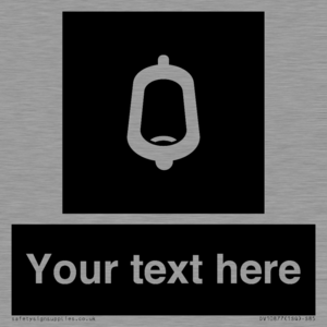 DV10877: Custom information: black panel -urinal toilet