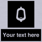 DV10877: Custom information: black panel -urinal toilet