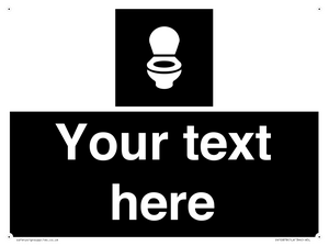 DV10878: Custom information: black panel wc toilet