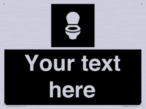 DV10878: Custom information: black panel wc toilet