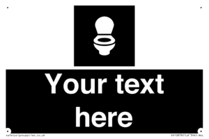 DV10878: Custom information: black panel wc toilet