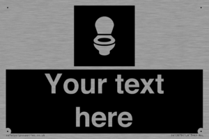 DV10878: Custom information: black panel wc toilet