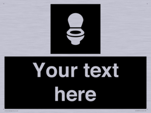 DV10878: Custom information: black panel wc toilet