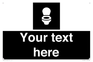 DV10878: Custom information: black panel wc toilet