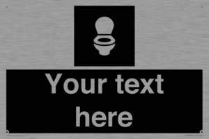 DV10878: Custom information: black panel wc toilet