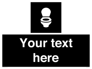 DV10878: Custom information: black panel wc toilet