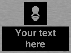 DV10878: Custom information: black panel wc toilet