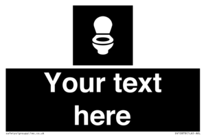 DV10878: Custom information: black panel wc toilet