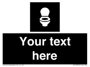 DV10878: Custom information: black panel wc toilet