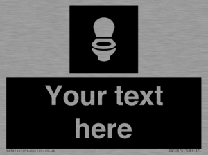 DV10878: Custom information: black panel wc toilet