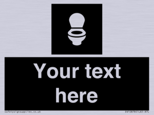 DV10878: Custom information: black panel wc toilet