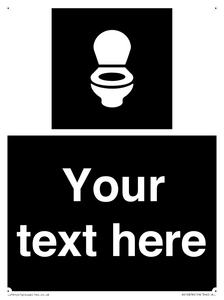 DV10878: Custom information: black panel wc toilet