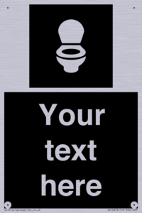 DV10878: Custom information: black panel wc toilet