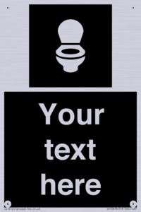 DV10878: Custom information: black panel wc toilet