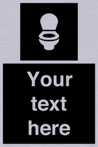 DV10878: Custom information: black panel wc toilet