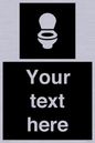 DV10878: Custom information: black panel wc toilet