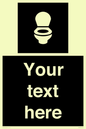 DV10878: Custom information: black panel wc toilet