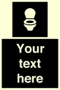 DV10878: Custom information: black panel wc toilet