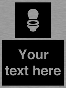 DV10878: Custom information: black panel wc toilet