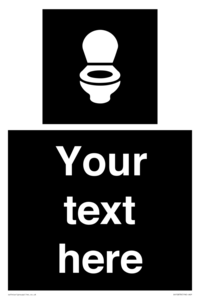 DV10878: Custom information: black panel wc toilet