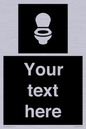DV10878: Custom information: black panel wc toilet
