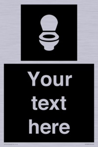 DV10878: Custom information: black panel wc toilet