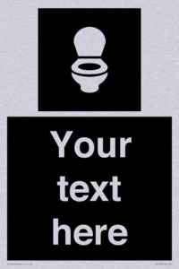 DV10878: Custom information: black panel wc toilet