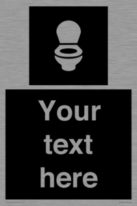 DV10878: Custom information: black panel wc toilet