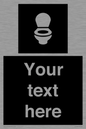 DV10878: Custom information: black panel wc toilet