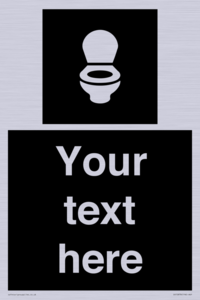 DV10878: Custom information: black panel wc toilet