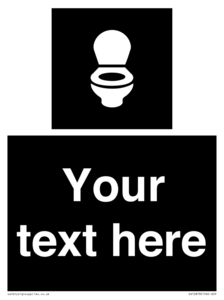 DV10878: Custom information: black panel wc toilet