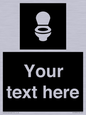 DV10878: Custom information: black panel wc toilet