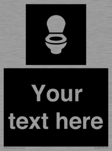 DV10878: Custom information: black panel wc toilet