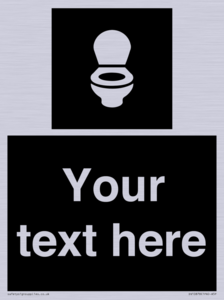 DV10878: Custom information: black panel wc toilet