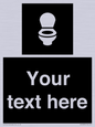 DV10878: Custom information: black panel wc toilet